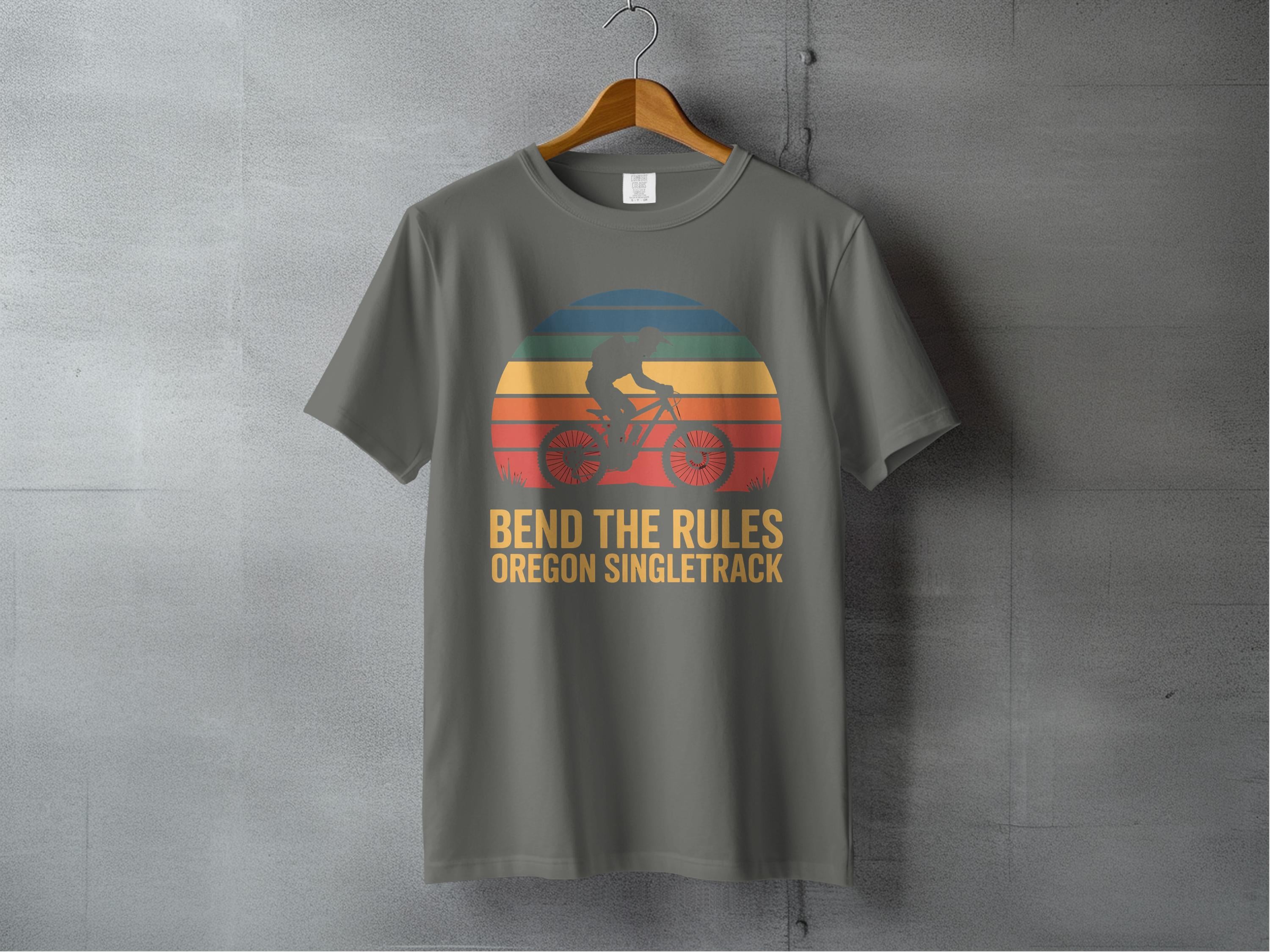Bend The Rules Oregon Singletrack T-shirt product type