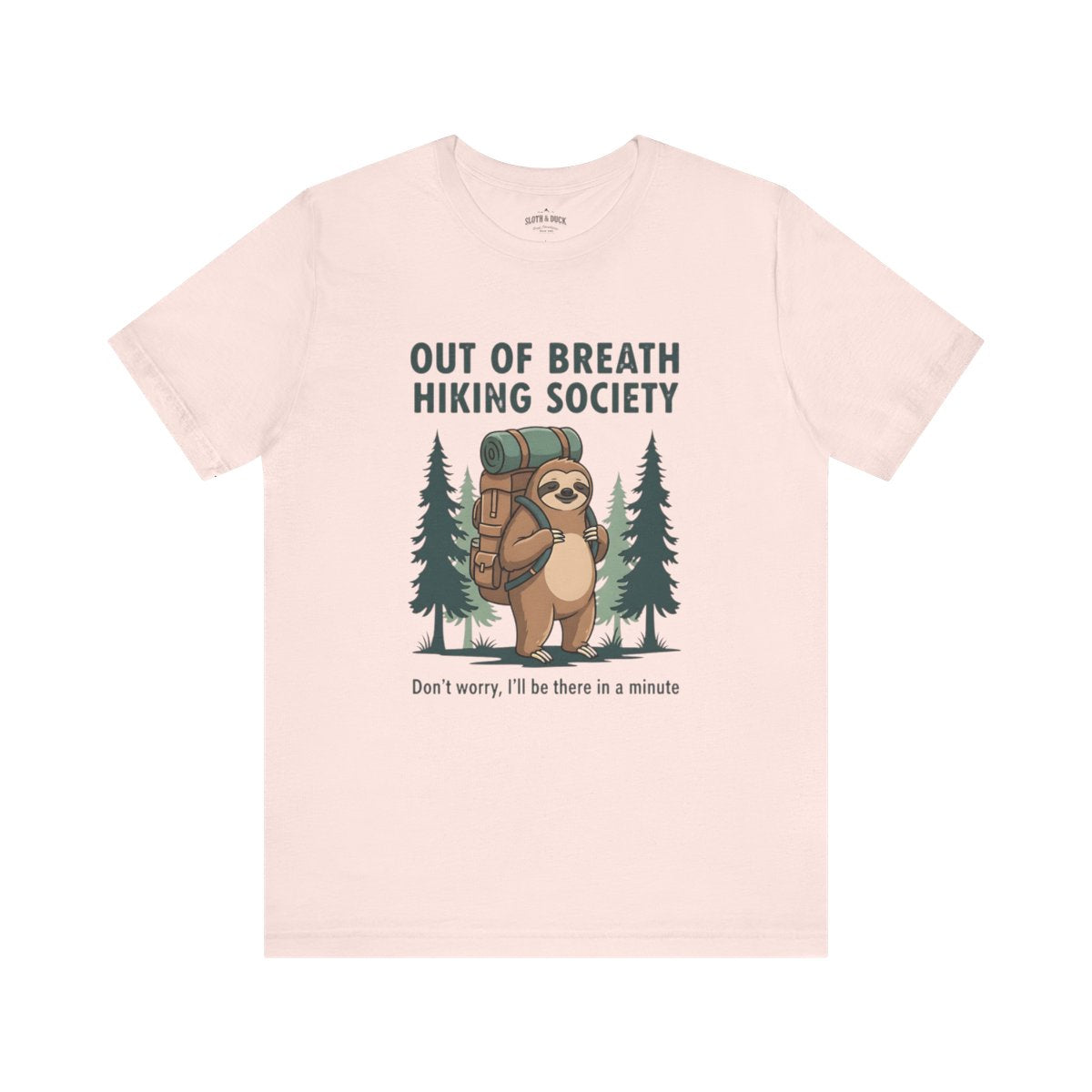 Out of Breath Hiking Society Sloth Graphic Tee