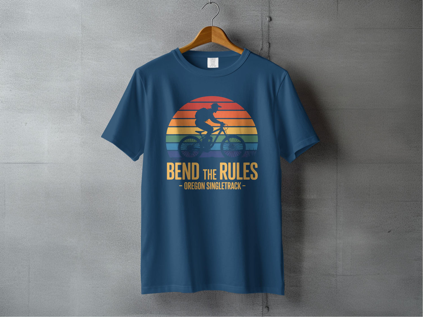 Bend the Rules Oregon Singletrack Design T-Shirt product