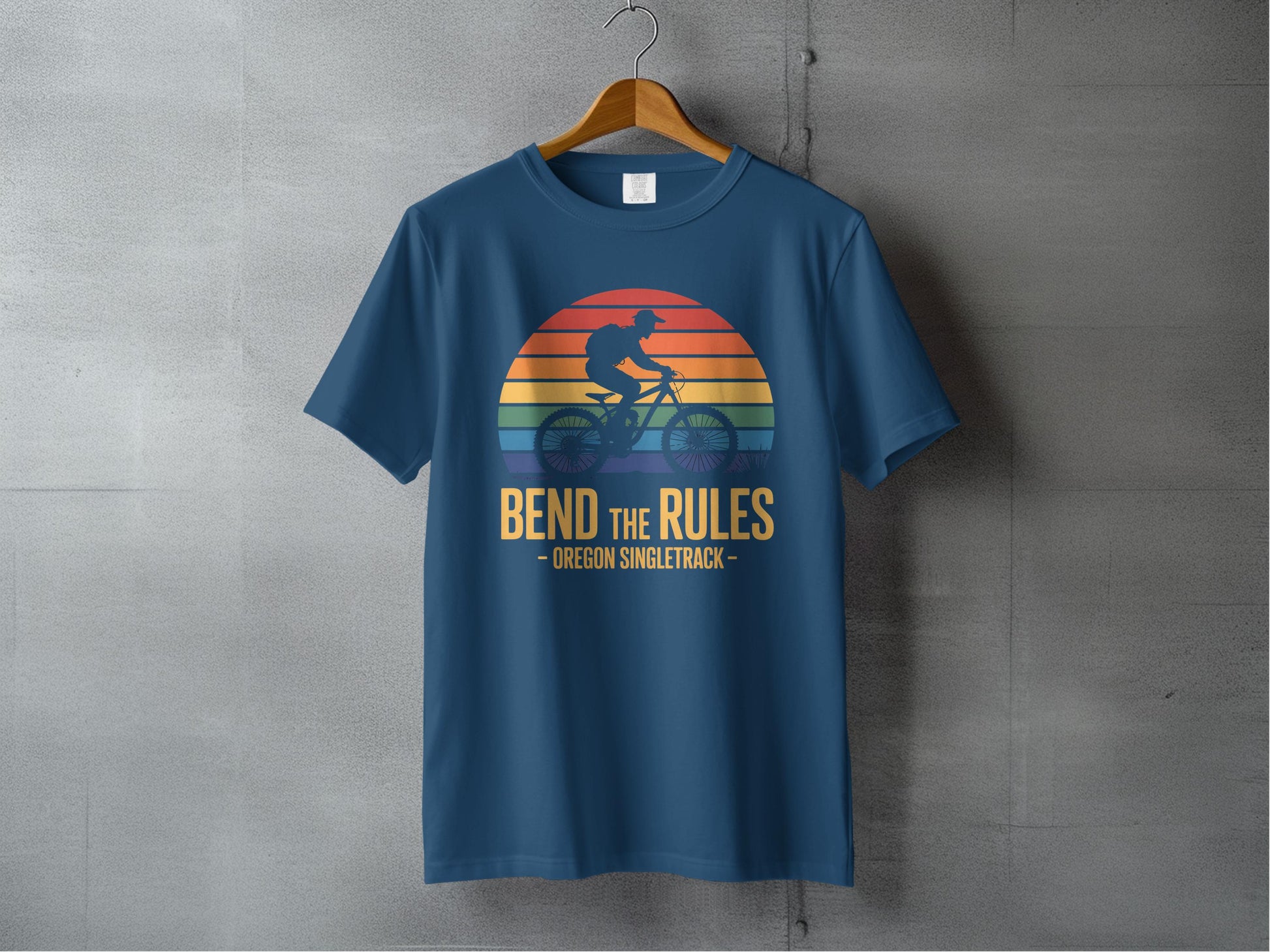 Bend the Rules Oregon Singletrack Design T-Shirt product