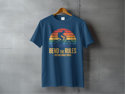 Bend the Rules Oregon Singletrack Design T-Shirt product