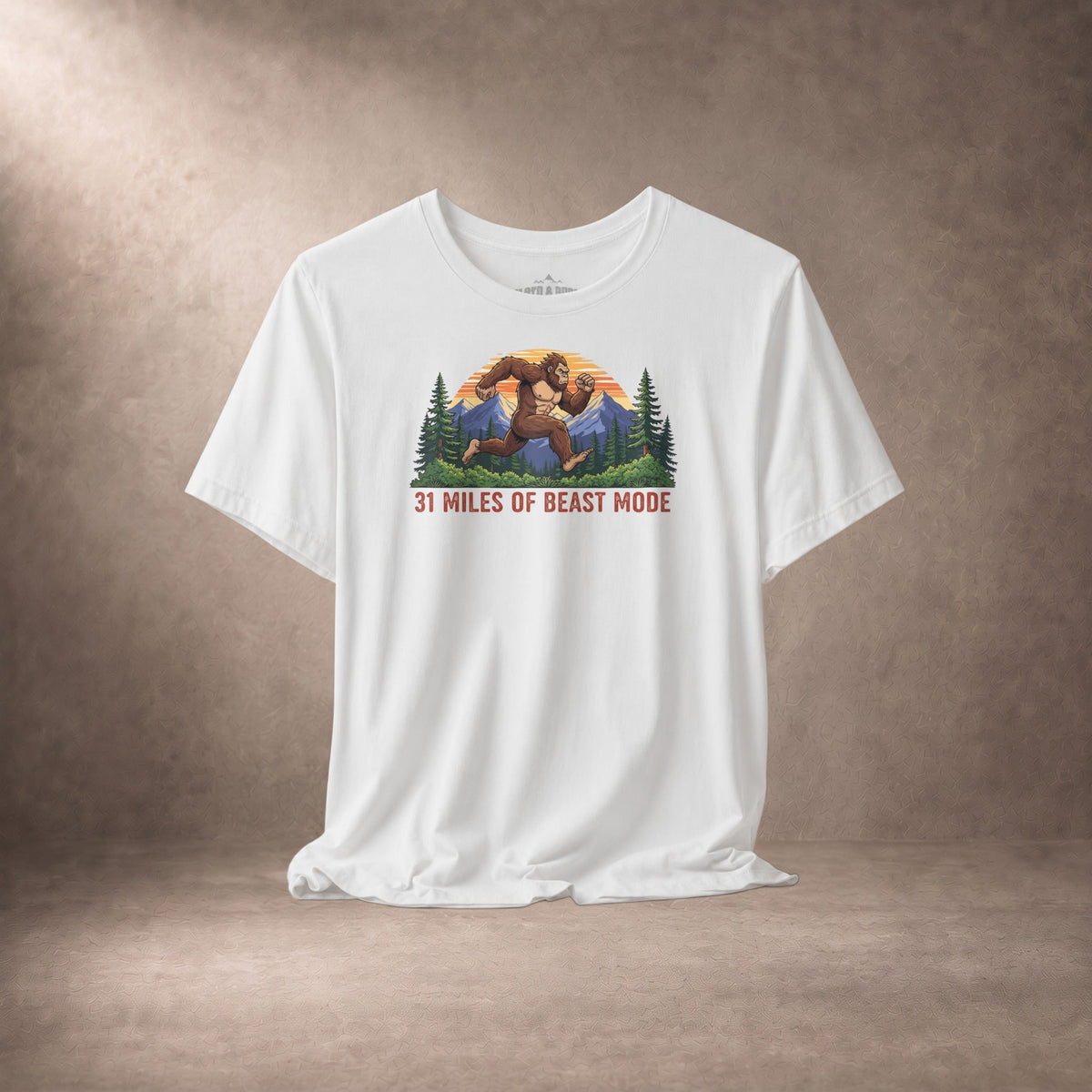 31 Miles of Beast Mode Bigfoot Running T-Shirt -XS - Sloth & Duck