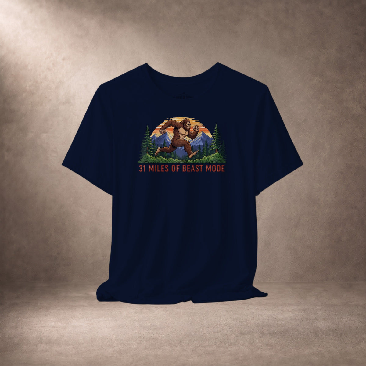 31 Miles of Beast Mode Bigfoot Running T-Shirt -XS - Sloth & Duck