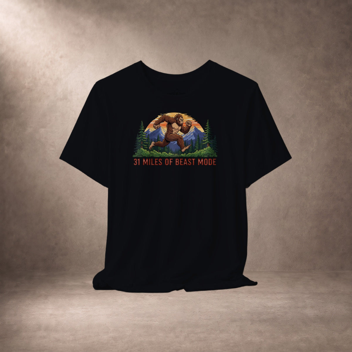 31 Miles of Beast Mode Bigfoot Running T-Shirt -XS - Sloth & Duck