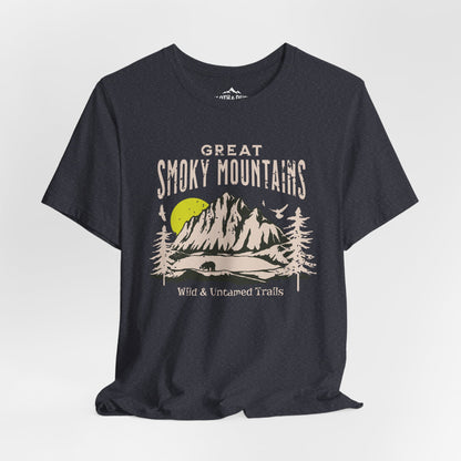 Great Smoky Mountains — Wild & Untamed Trails T-Shirt