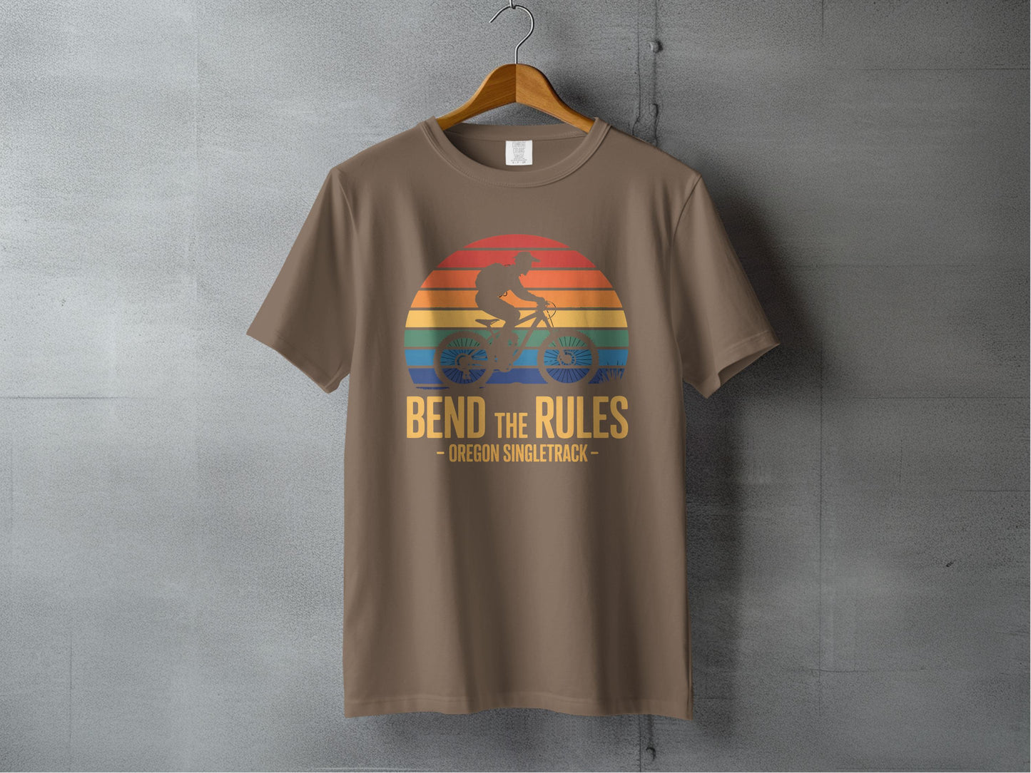 Bend the Rules Oregon Singletrack T-shirt product