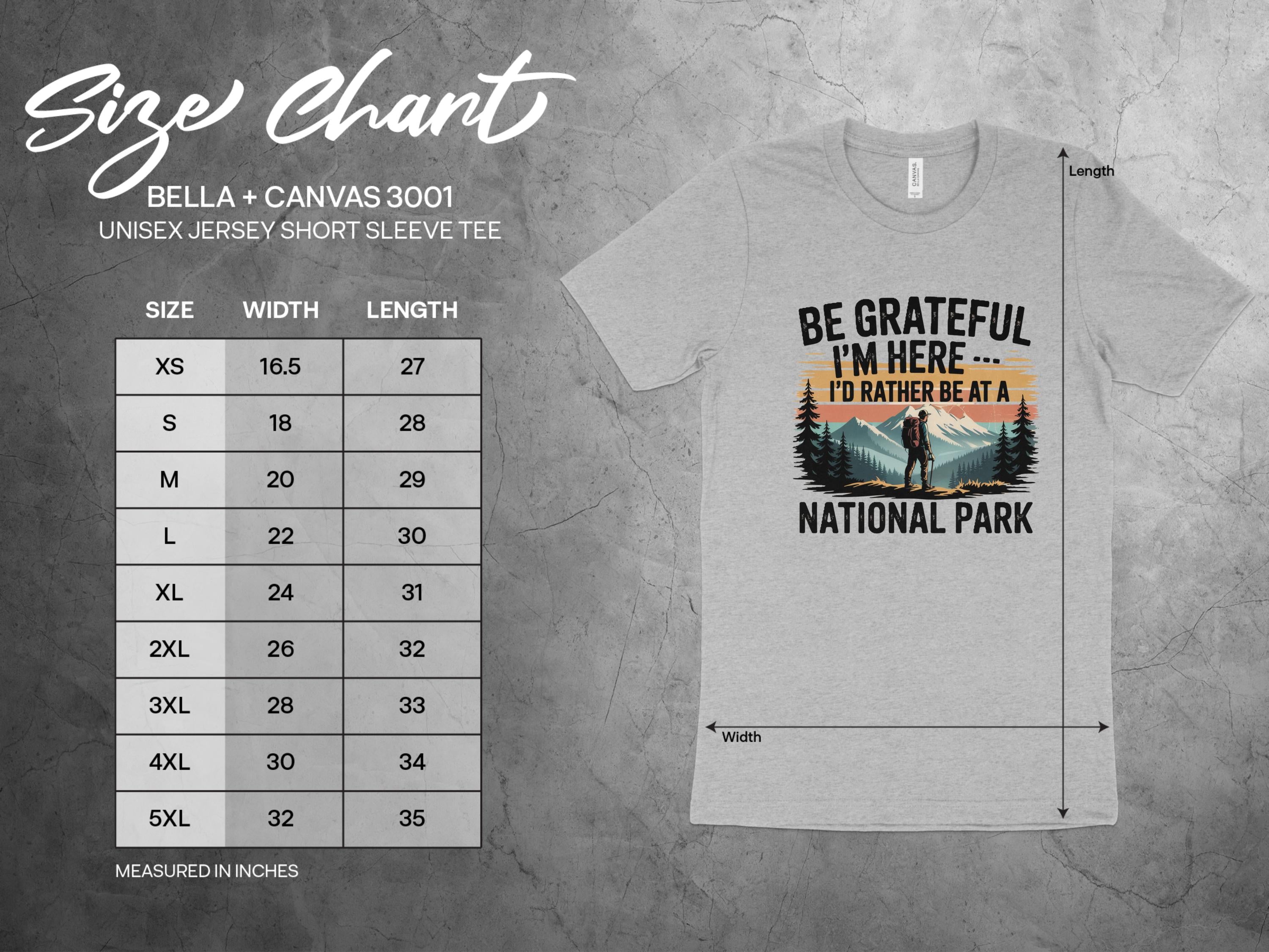 Be Grateful National Park Graphic Tee product