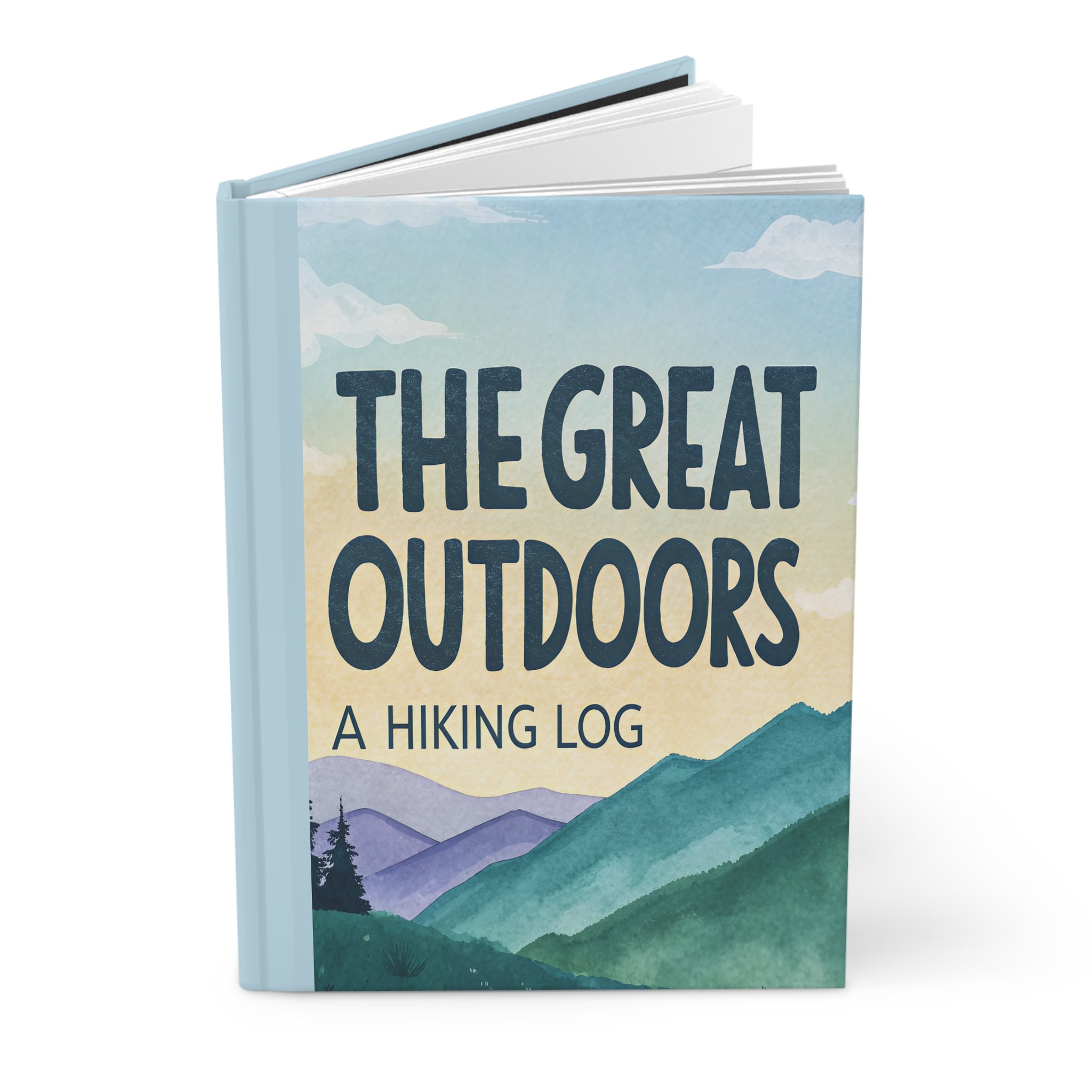 The Great Out Doors Hiking Log Journal