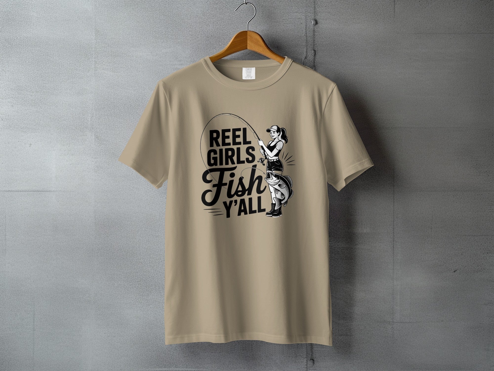 Reel Girls Fish Y'all Graphic Tee Shirt product type