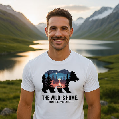 The Wild is Home Camp Like You Care T-shirt product