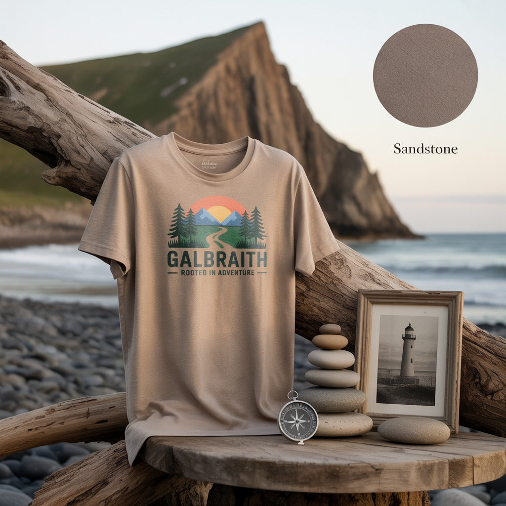 Galbraith Rooted in Adventure Sandstone T-shirt