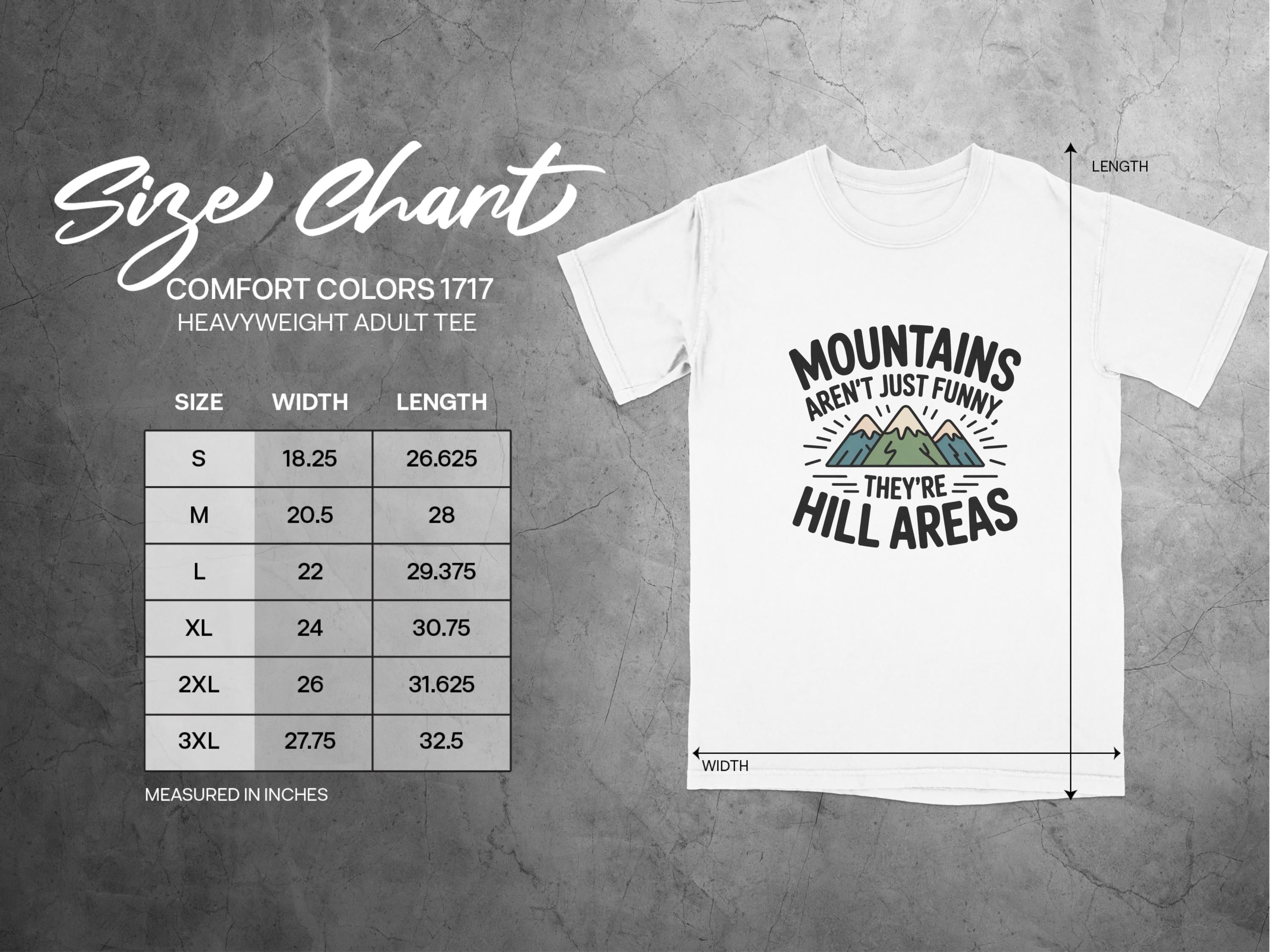 Mountains Aren't Just Funny They're Hill Areas Tee product type