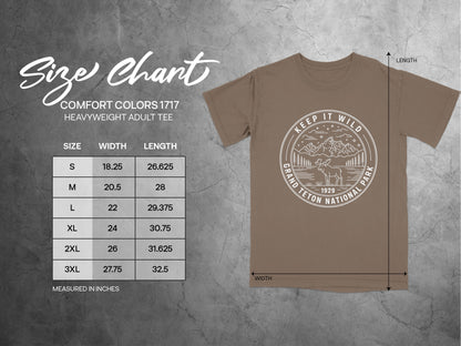Grand Teton National Park Heavyweight Adult Tee product