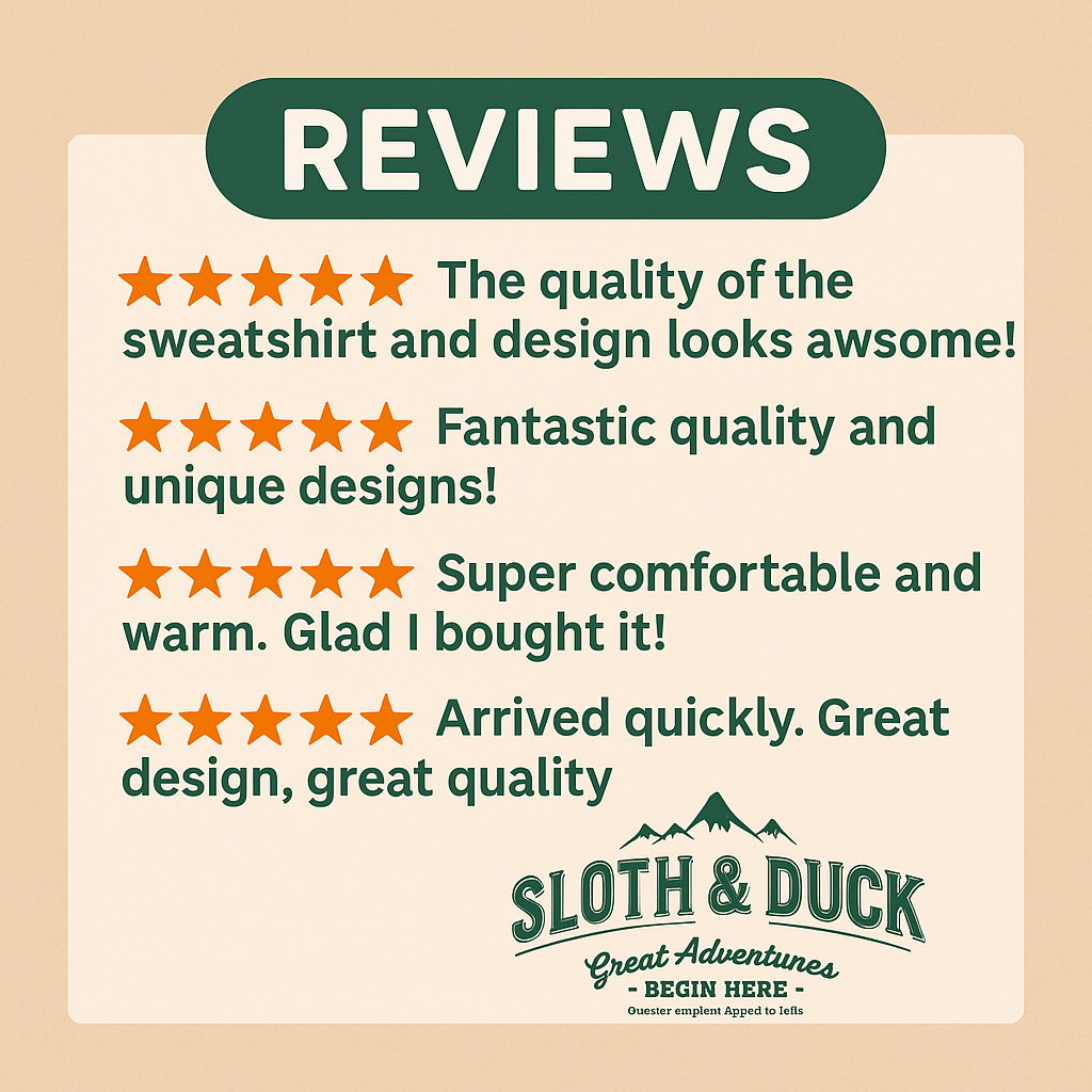 Sloth Duck Great Adventures Sweatshirt Product