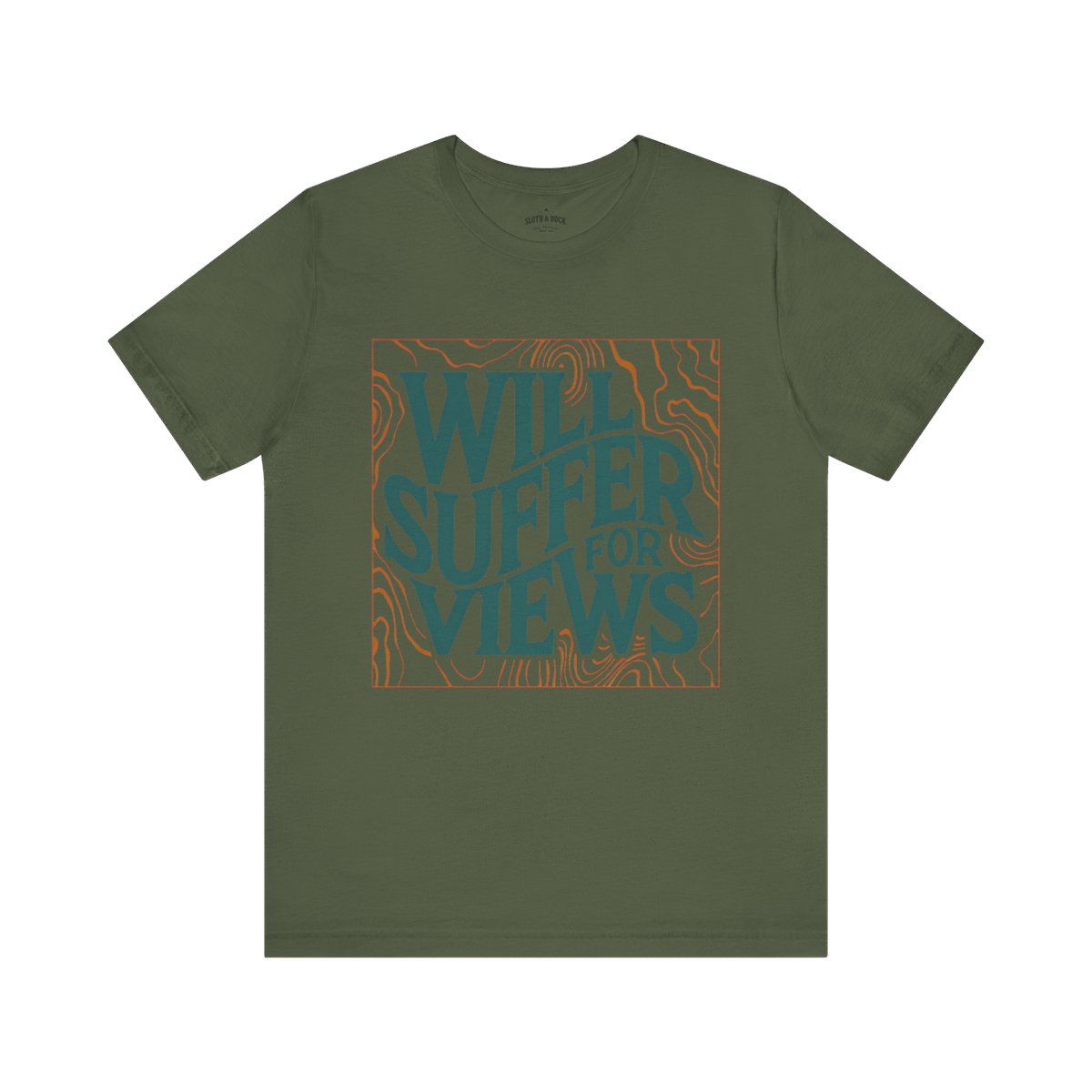 Will Suffer For Views Graphic Print T-shirt