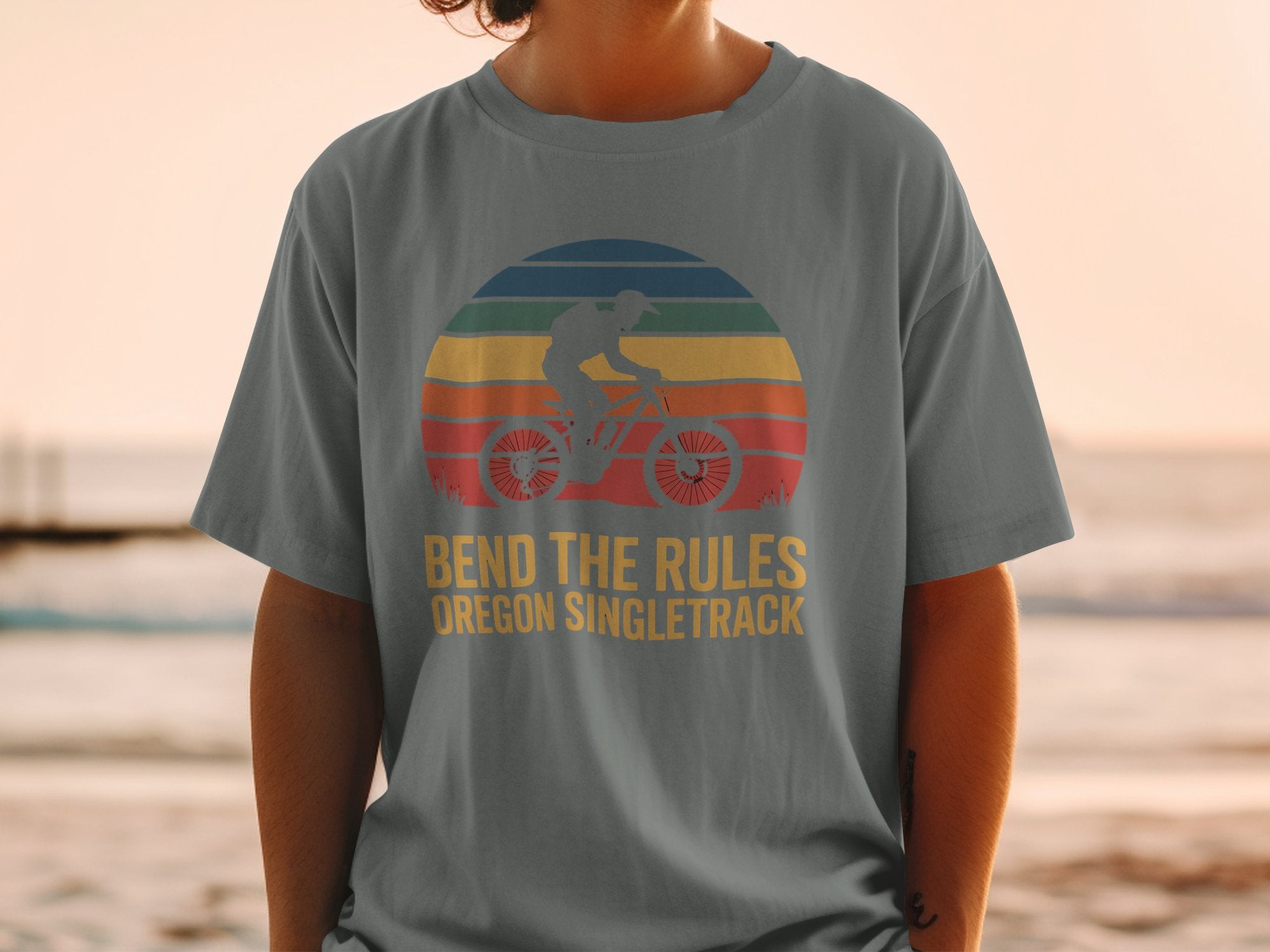 Bend The Rules Oregon Singletrack T-shirt product type