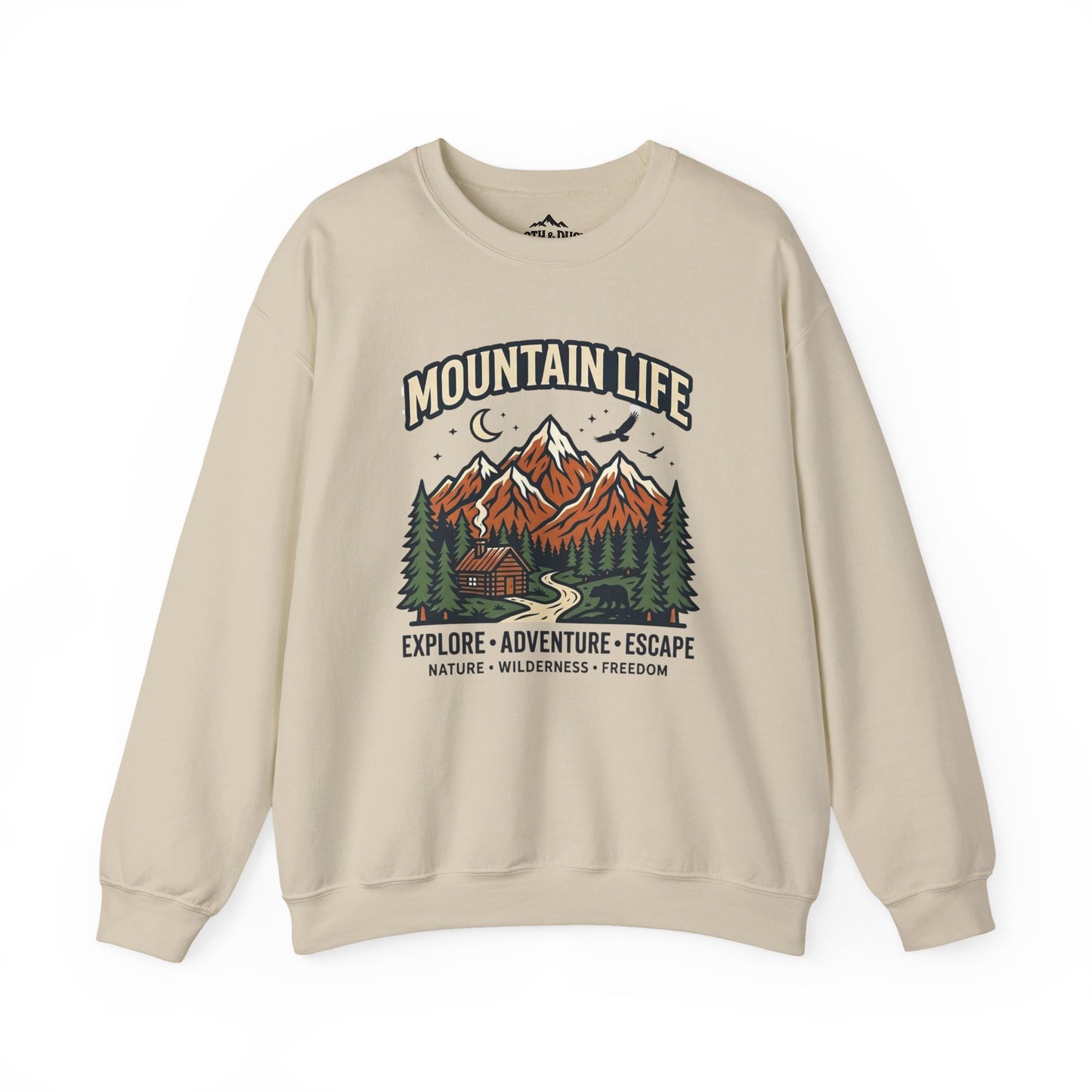Sloth and Duck Heritage Mountain Crewneck – Premium Trail Sweatshirt
