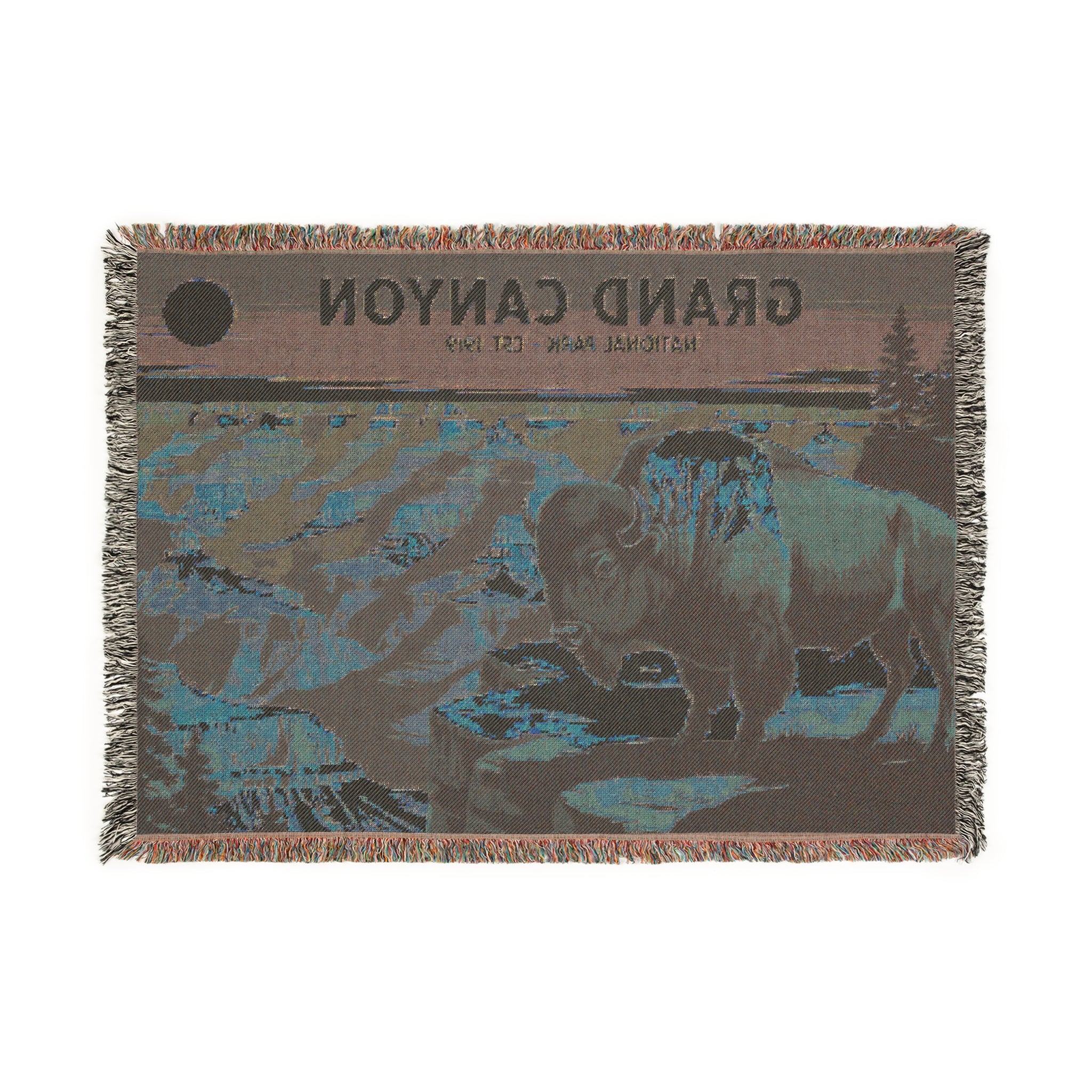 Personalized Grand Canyon National Park Woven Blanket