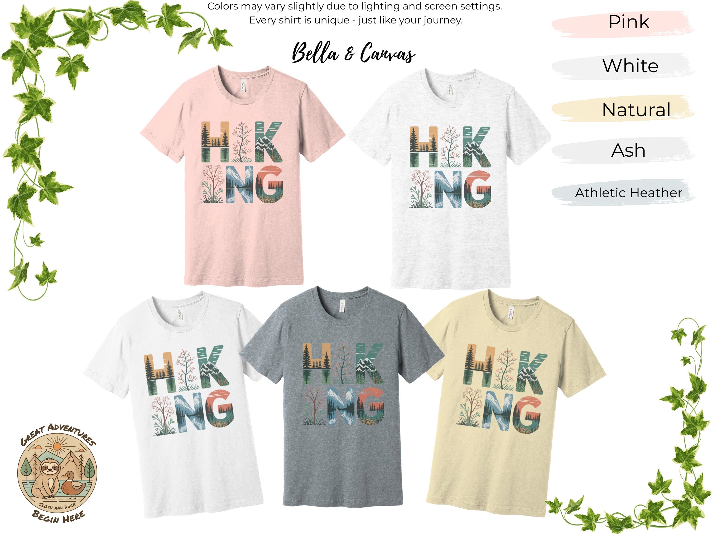 Great Adventures Hiking Graphic T-Shirt product type