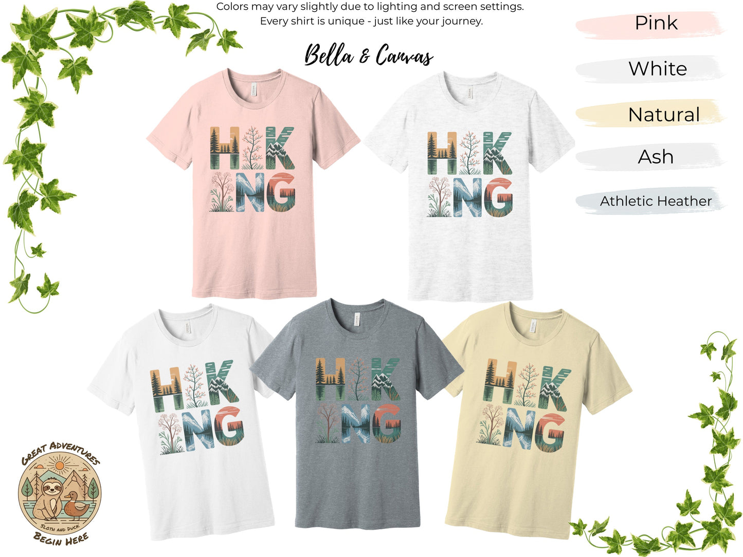 Great Adventures Hiking Graphic T-Shirt product type