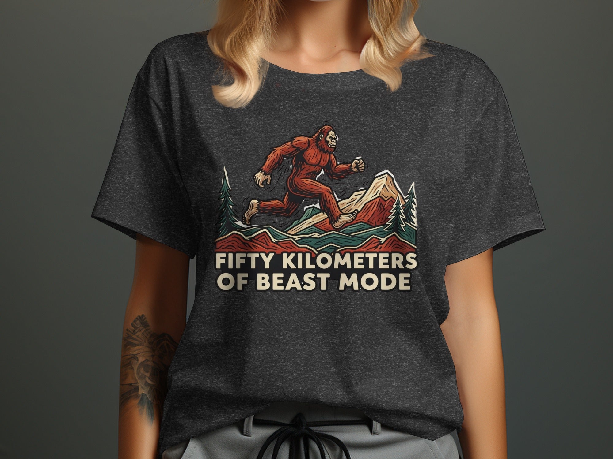 Fifty Kilometers of Beast Mode Design Shirt