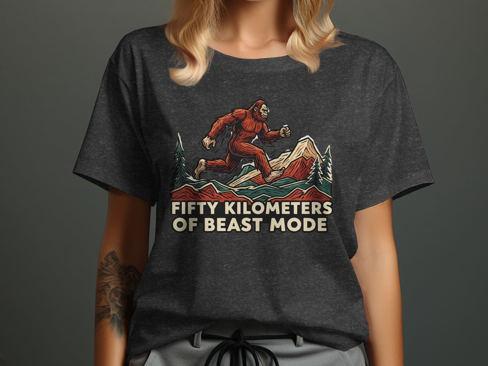 Fifty Kilometers of Beast Mode Design Shirt
