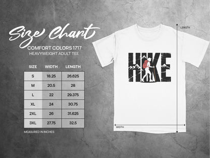 Hike Graphic Comfort Colors Heavyweight Adult Tee product