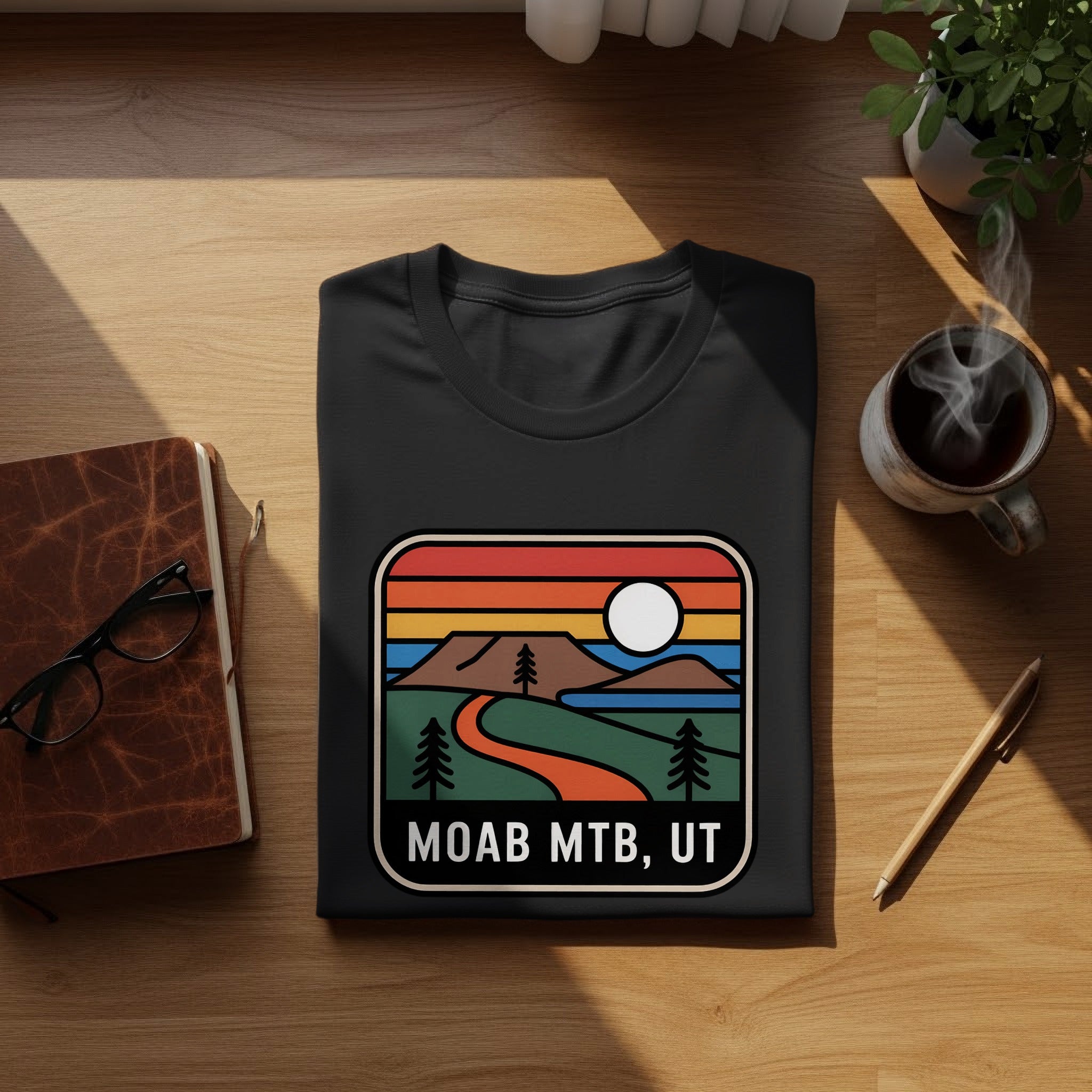 Moab MTB UT Landscape Graphic Tee Shirt