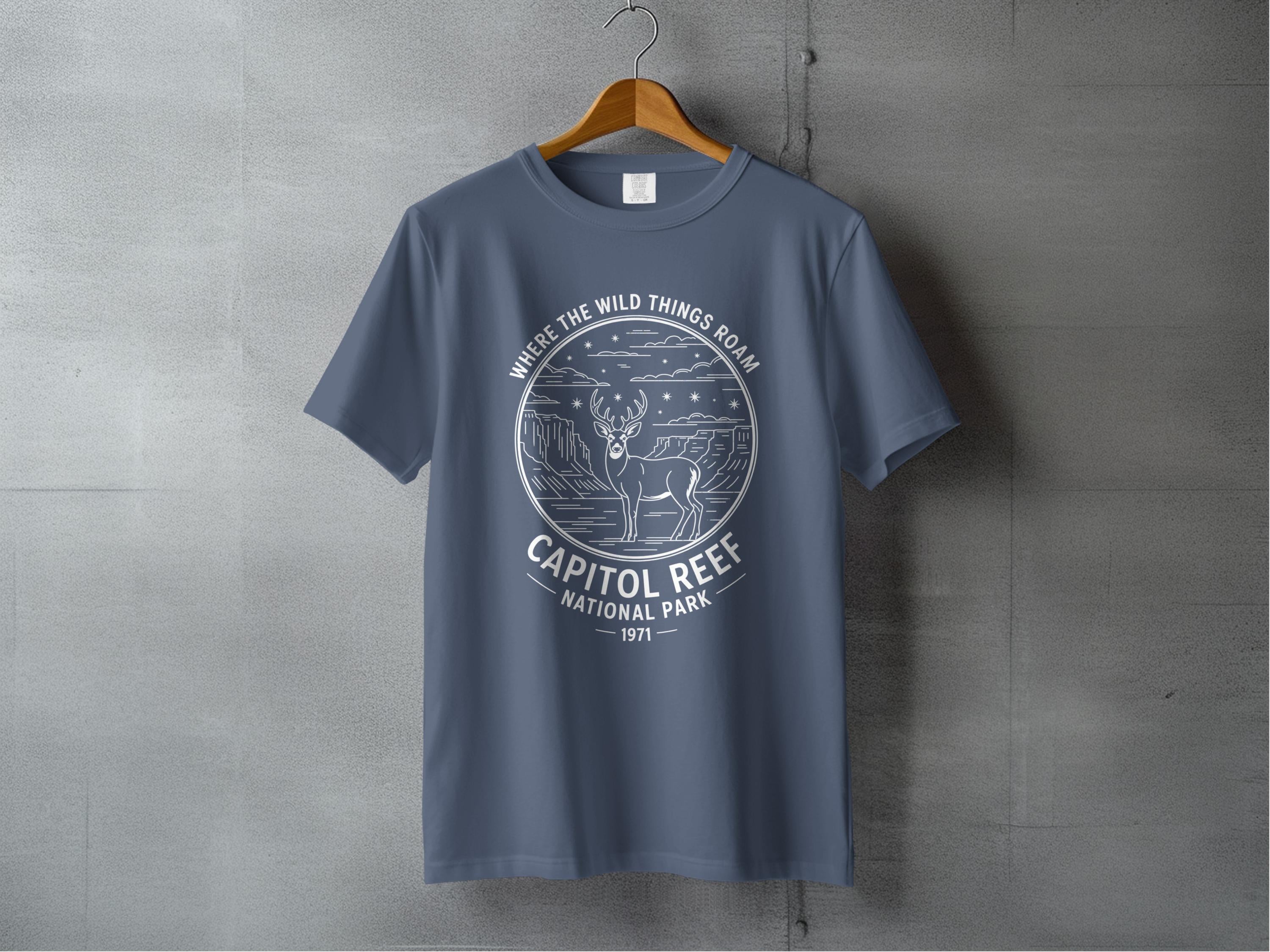 Capitol Reef National Park 1971 T-Shirt Product