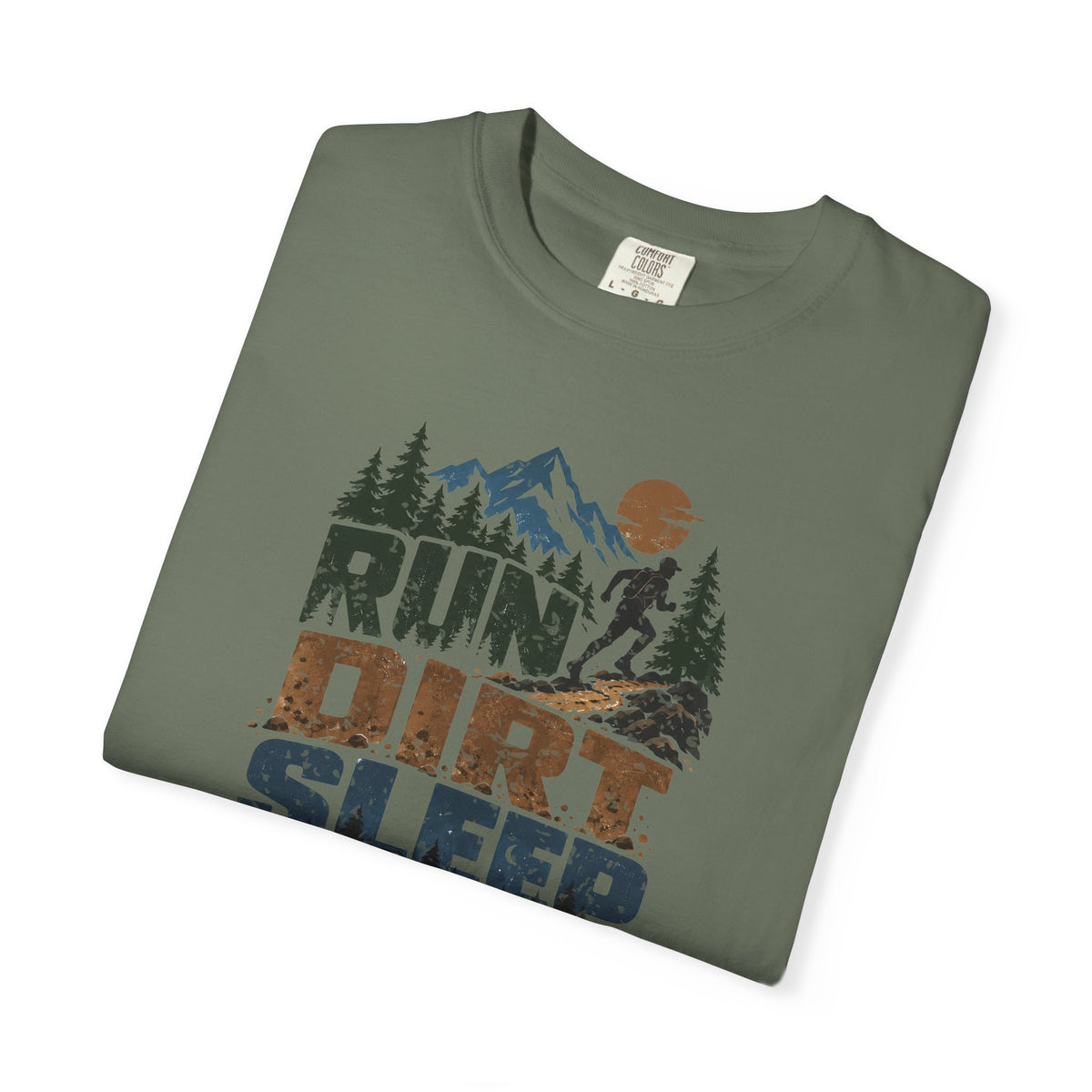 Run Dirt Sleep Repeat Men's and Women's T-Shirt