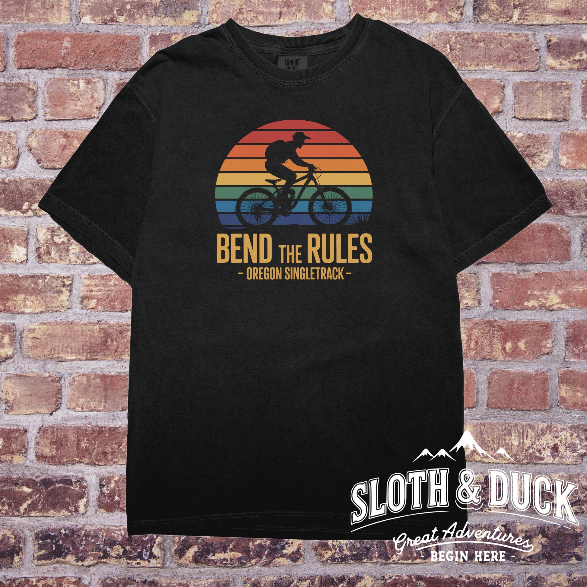 Bend The Rules Oregon Singletrack T-shirt product