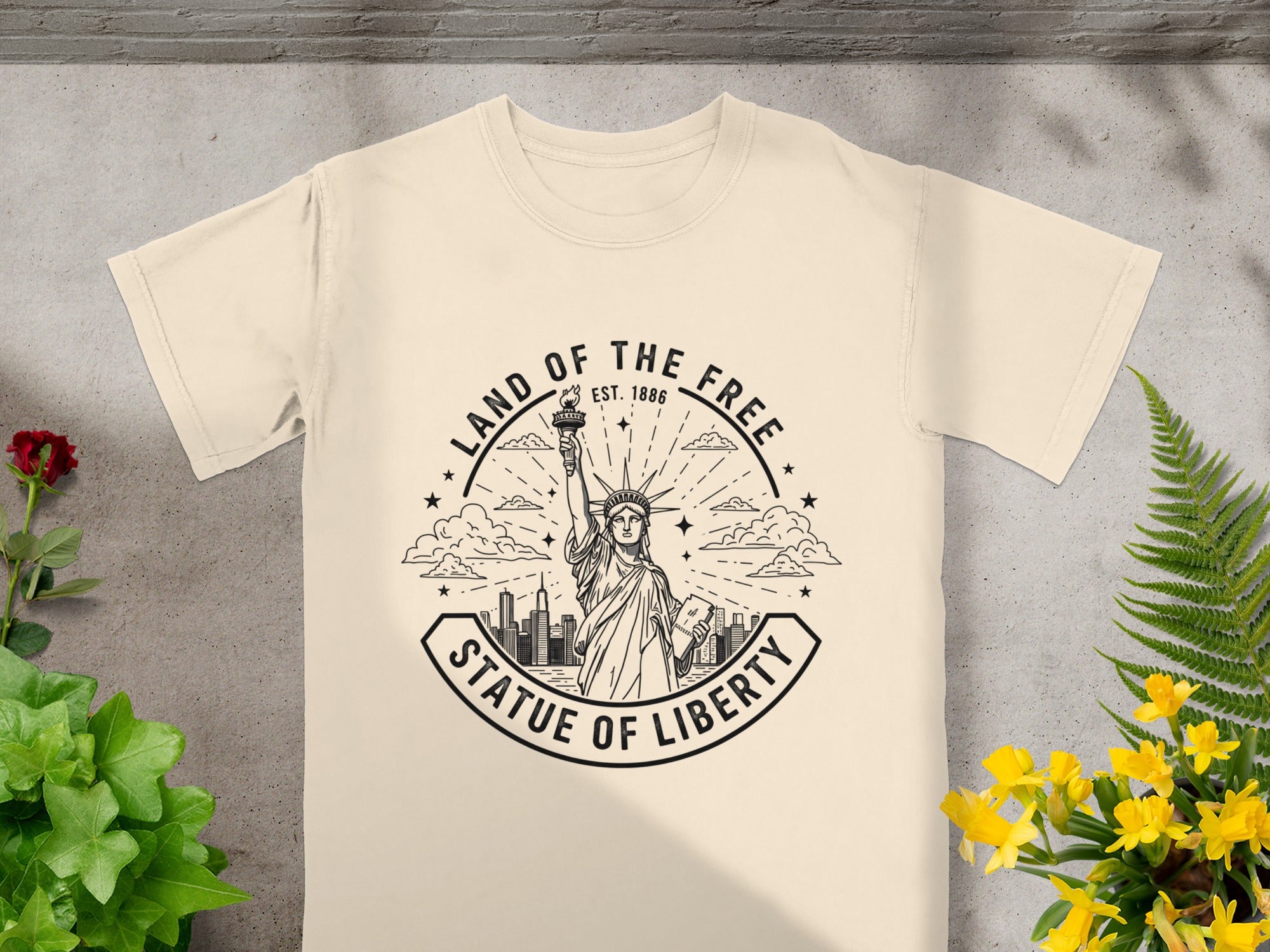 Land Of The Free Statue Of Liberty T-Shirt product