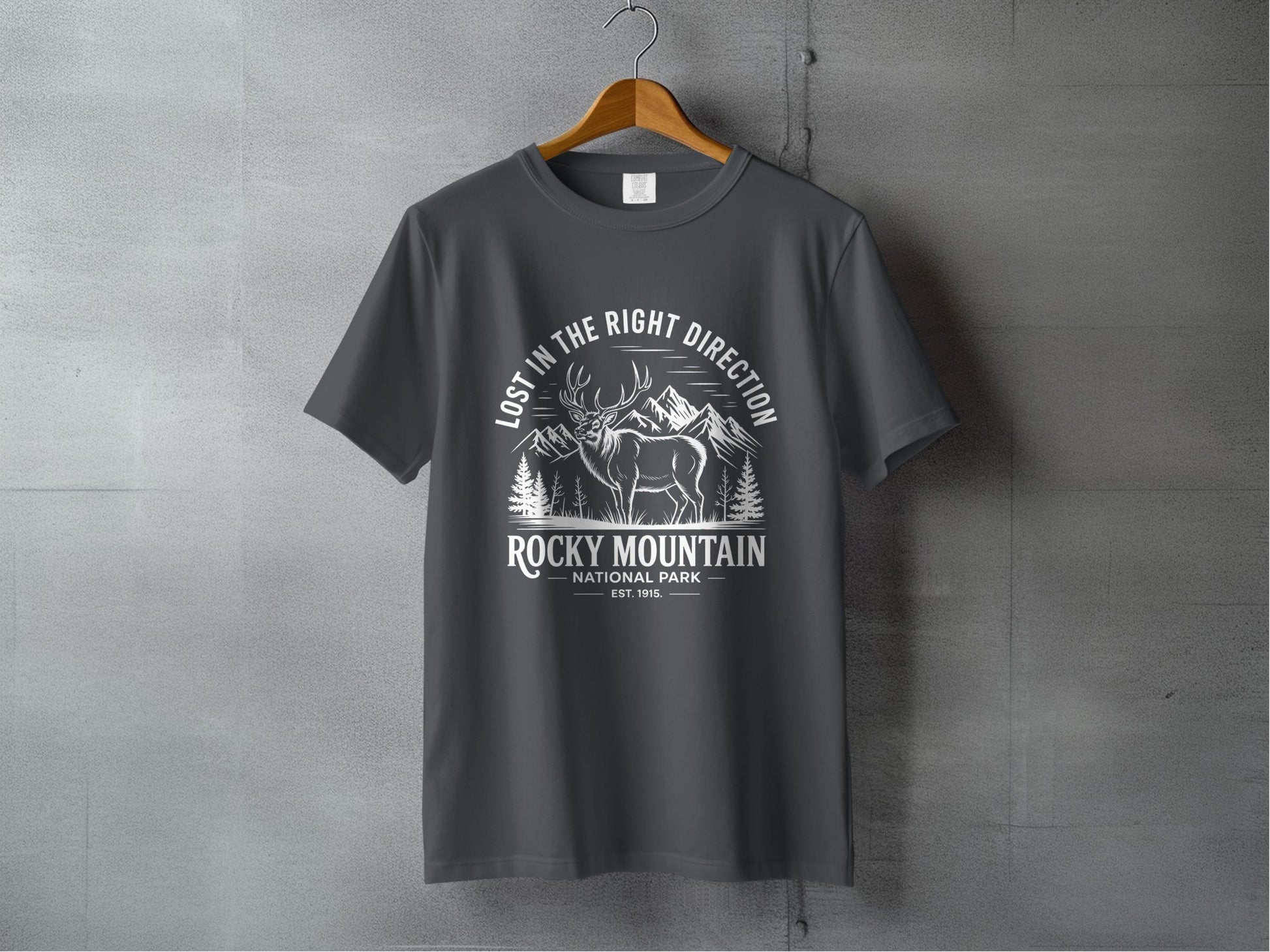 Lost in the Right Direction Rocky Mountain shirt product