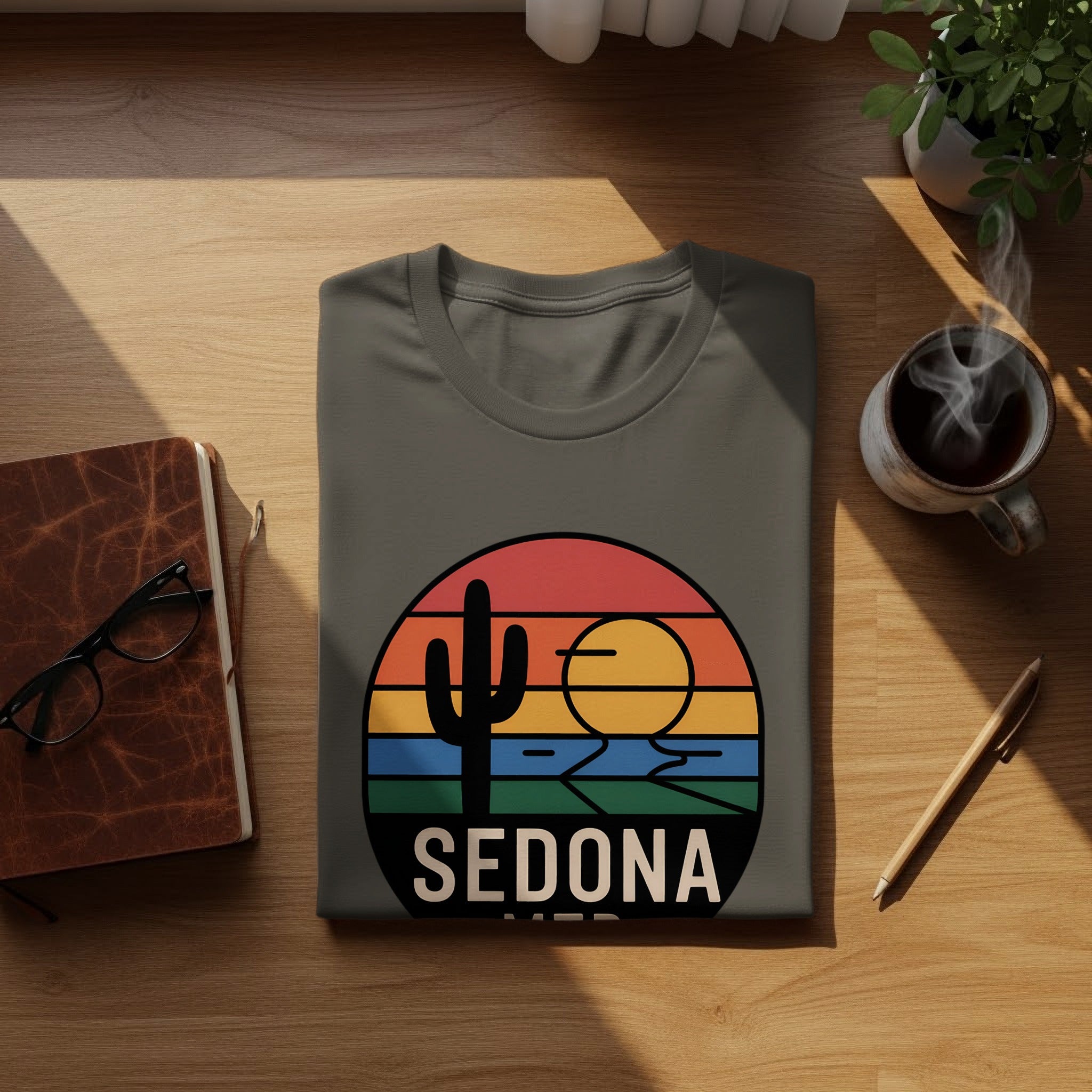 Sedona Desert Sunset Graphic Tee Casual Apparel