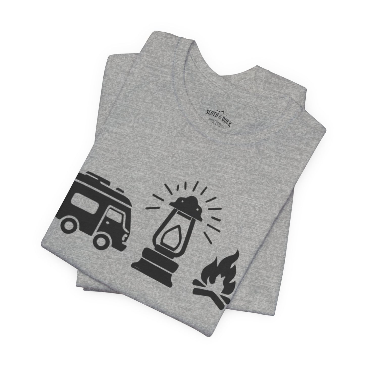 "RV. Lantern. Campfire." Graphic T-Shirt