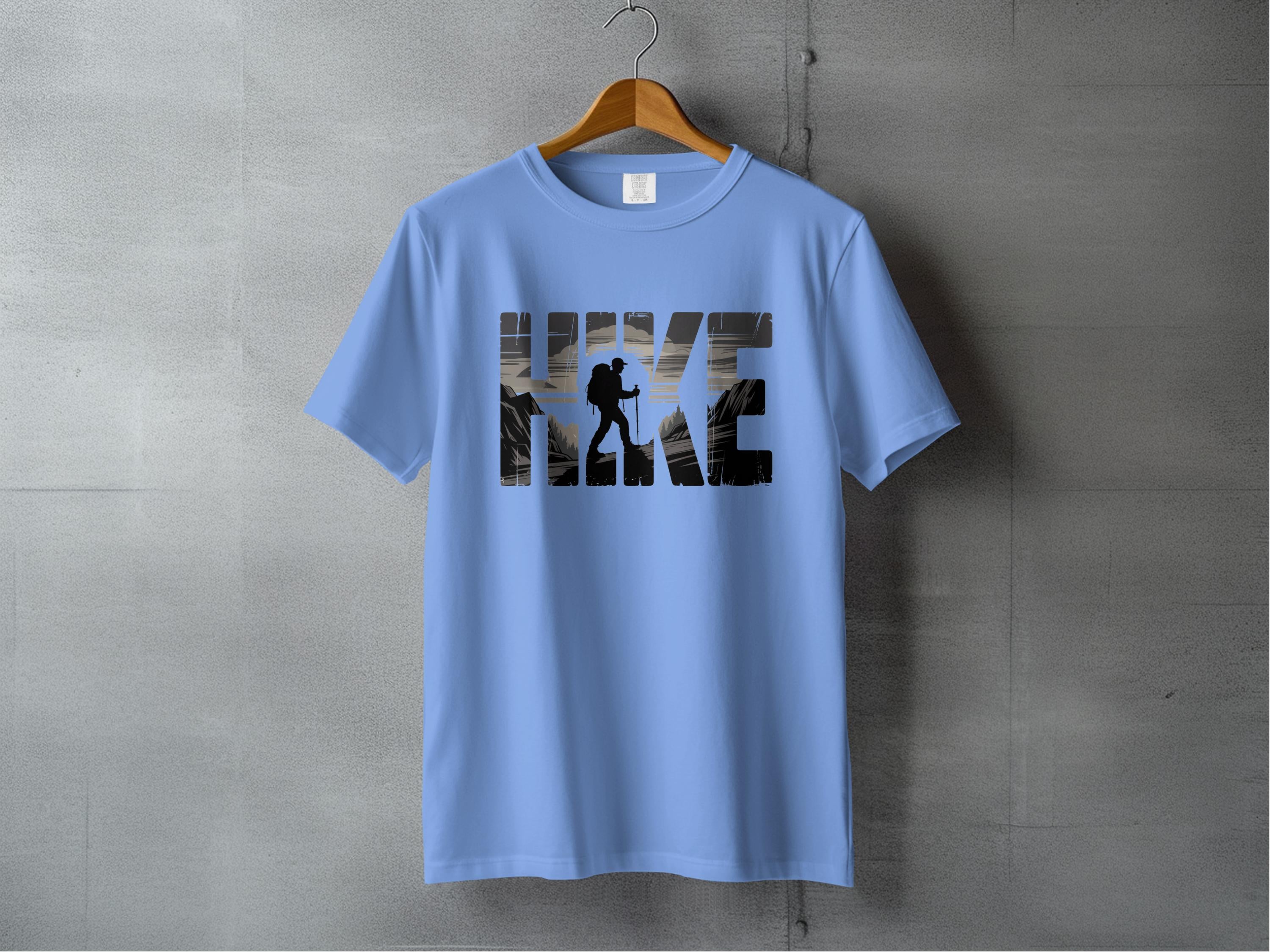 Hike Themed Blue T-shirt Outdoor Enthusiast product