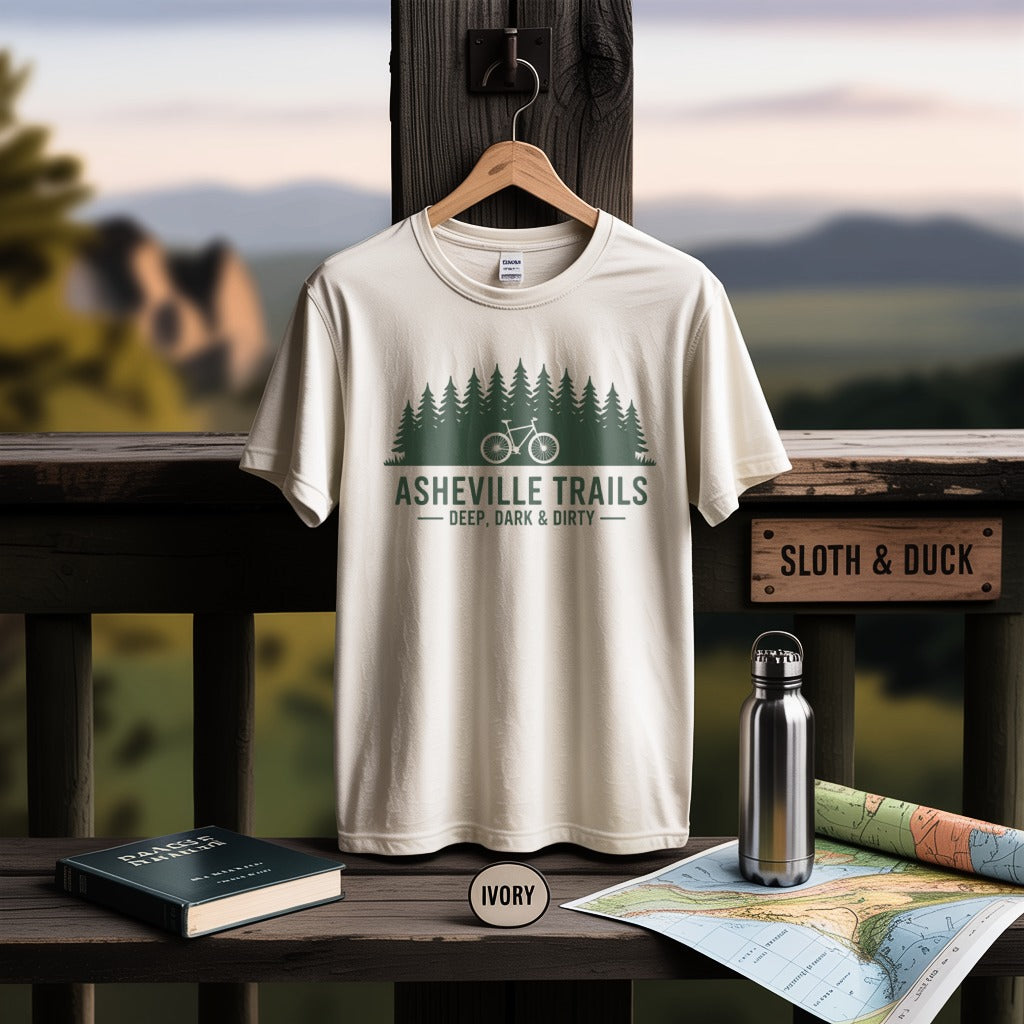 Asheville Trails Deep Dark and Dirty Shirt