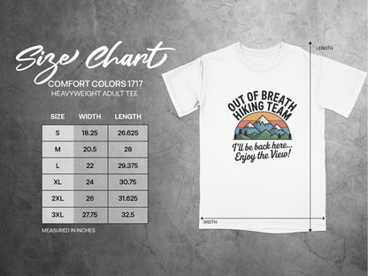 Out of Breath Hiking Team Graphic Tee product