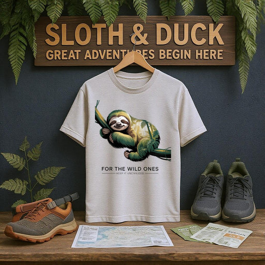 Sloth and Duck For The Wild Ones T-Shirt product type