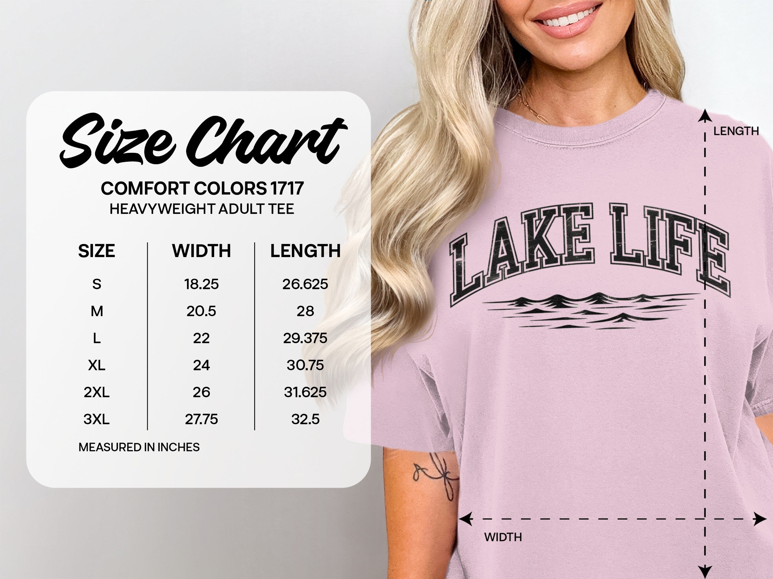 Lake Life Graphic Printed Comfort Colors Adult Tee product