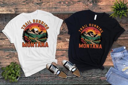 Trail Running Montana Graphic T-Shirt product