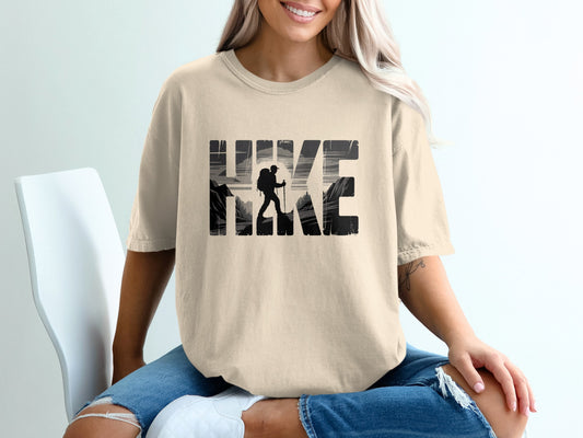 Hike Graphic Print Short Sleeve Crew Neck Shirt product type