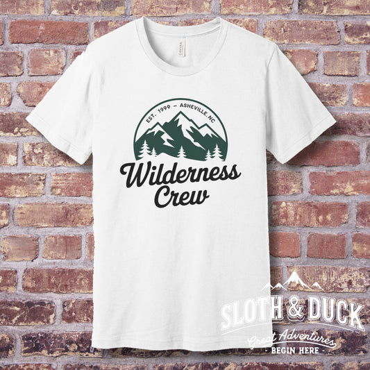 Wilderness Crew Graphic Tee Shirt Adventure Product