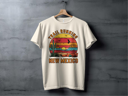 Trail Running New Mexico Graphic T-shirt product type