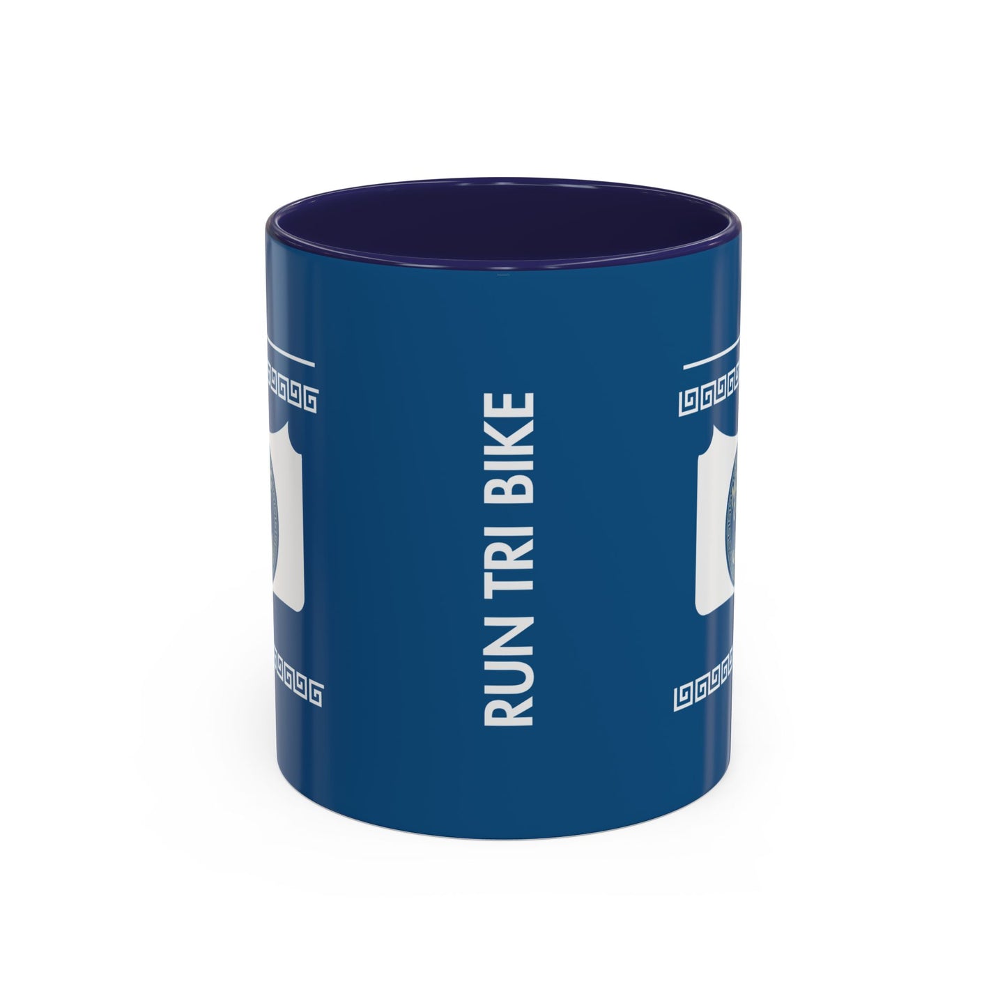 Sip. Laugh. Think. Repeat.  Blue Mug