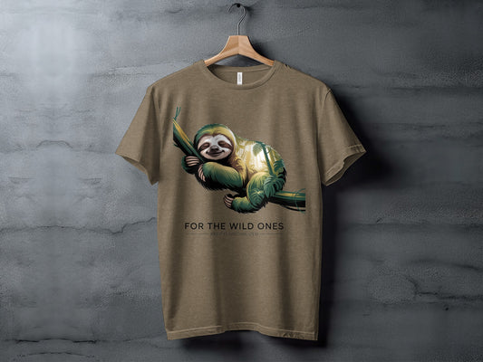 For the Wild Ones Sloth Graphic T-Shirt product type