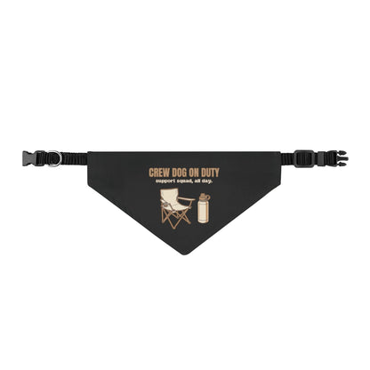Crew Dog on Duty Pet Bandana