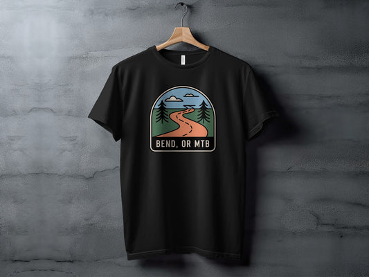 Bend OR MTB Scenic Trail Graphic T-Shirt