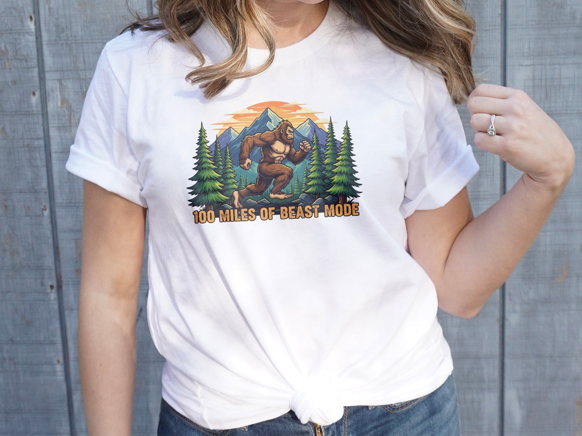 Bigfoot 100 Miles of Beast Mode Graphic T-shirt