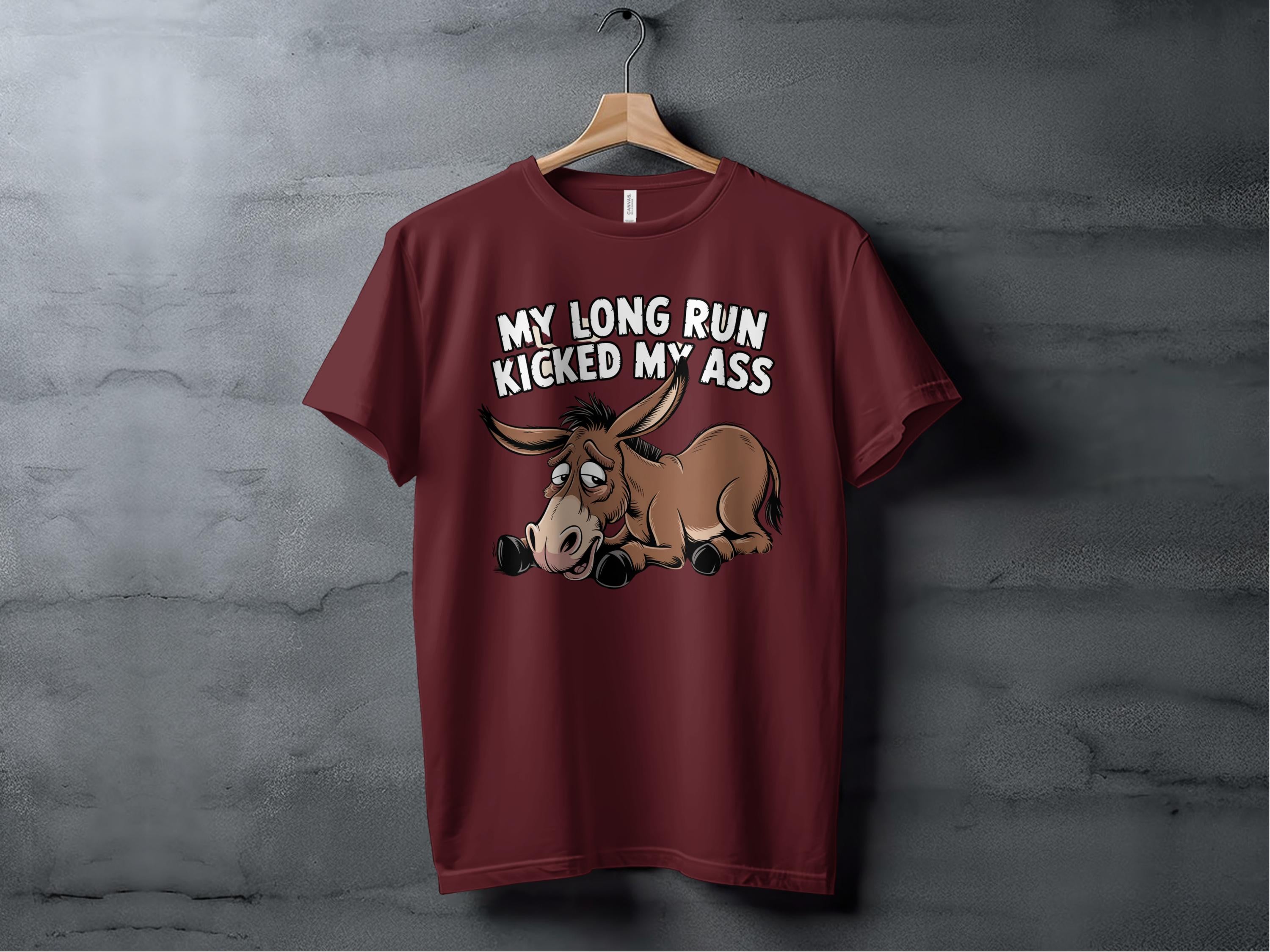 My Long Run Kicked My Ass Graphic Tee product